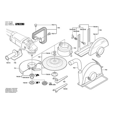 Bosch - GWS 2000 18 J