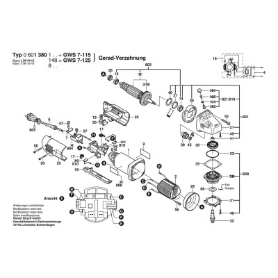 Bosch - GWS 7-115
