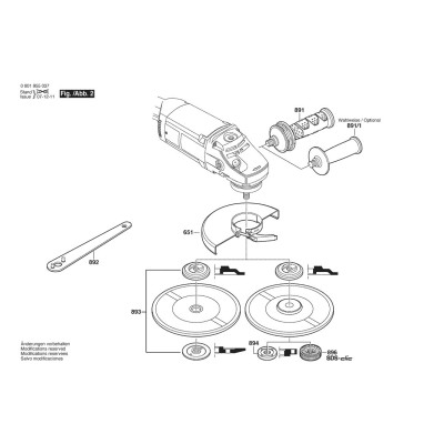 Bosch - GWS 26-180 B