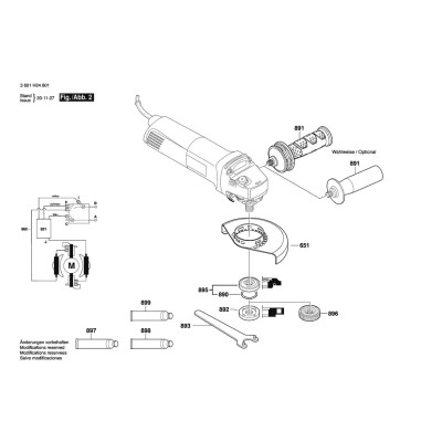 Bosch - GWS 14-125