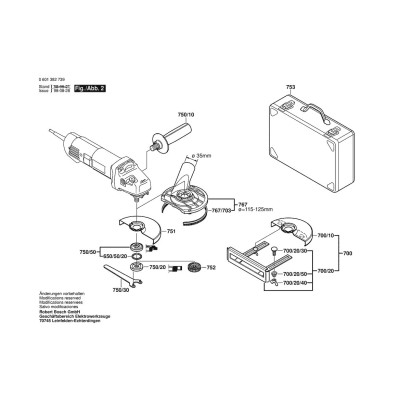 Bosch - GWS 10-125 C