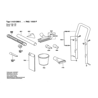 Bosch - PAS 1000 F