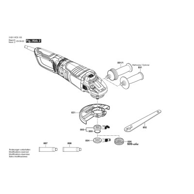 Bosch - GWS 27-180 PR