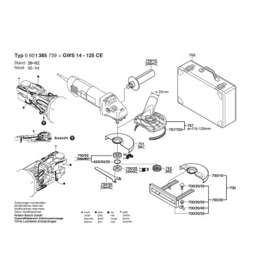 Bosch - GWS 14-125 CE
