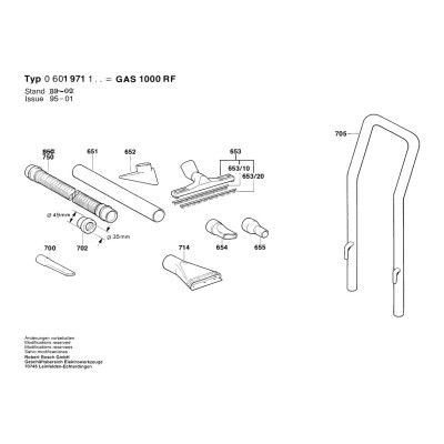 Bosch - GAS 1000 RF