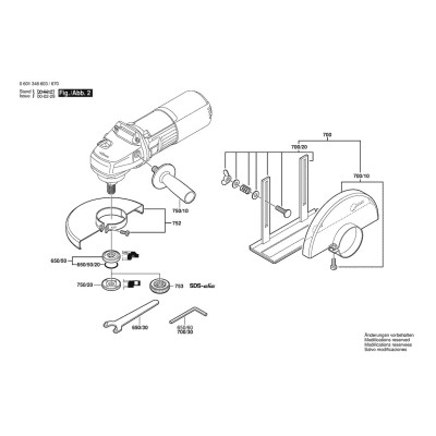 Bosch - GWS 9-125 C