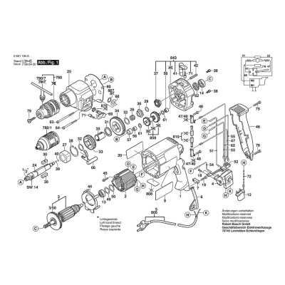 Bosch - GSB 13 RE