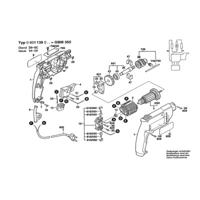 Bosch - GBM 350 ALT