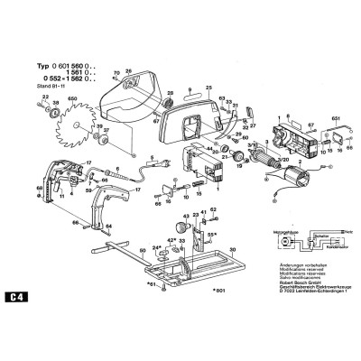 Bosch - GKS 1561