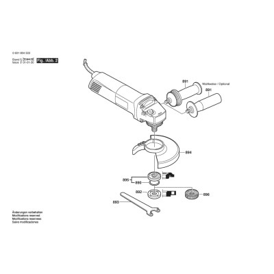 Bosch - GWS 14-125 C