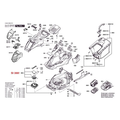 Bosch - AdvancedRotak36-650