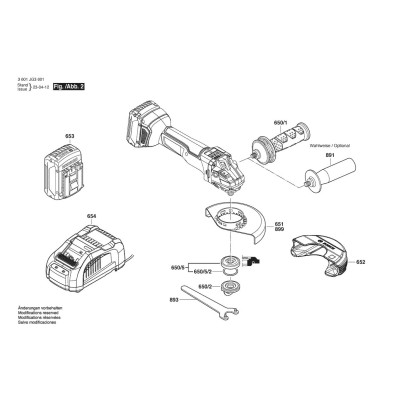 Bosch - GWS 18V-10 SC