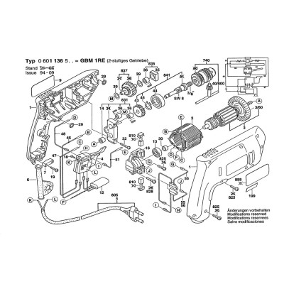 Bosch - GBM 1 RE 8 SSF