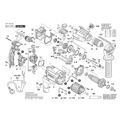 Bosch - GSB 21-2RE BARE
