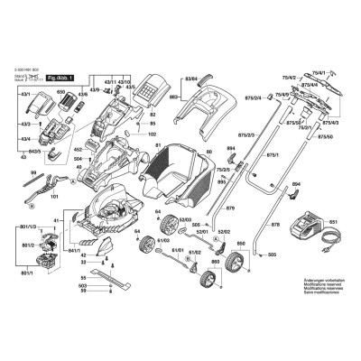 Bosch - ROTAK 43 Li