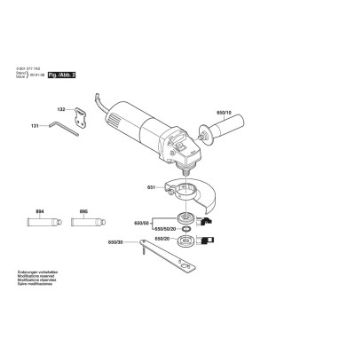 Bosch - GWS 8-125 C
