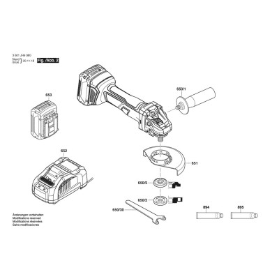 Bosch - GWS 18V-7