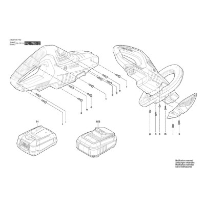 Bosch - AHS 50-20 LI