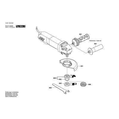 Bosch - GWS 10-125 Z