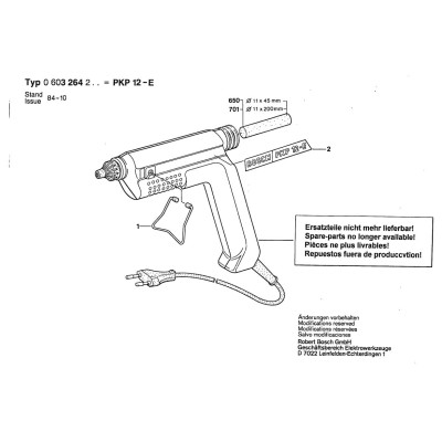 Bosch - PKP 12 E