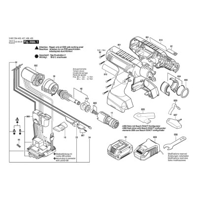 Bosch - EXACT ION 6-1500 WK