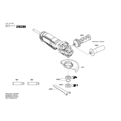 Bosch - GWS 12-125 P