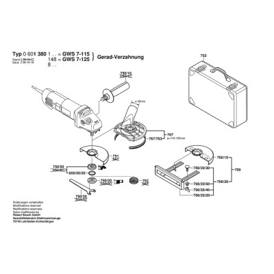 Bosch - GWS 7-115