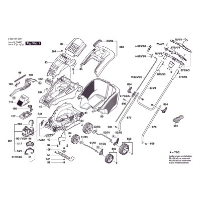 Bosch - ROTAK 40 (ERGOFLEX)