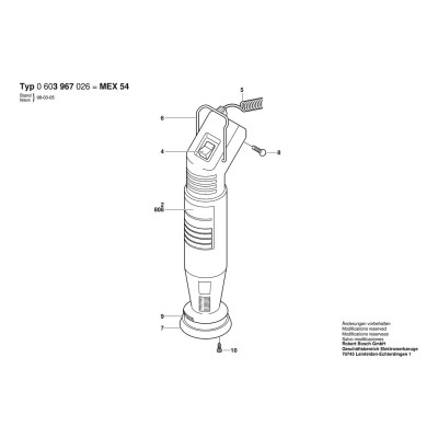 Bosch - MEX 54