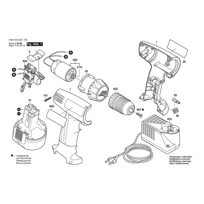 Bosch - GSR 9,6-1 1AK