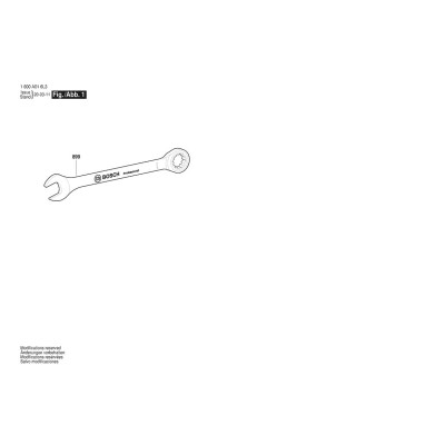 Bosch - PRO Spanner 8 mm
