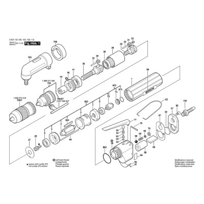 Bosch - 180W str drill