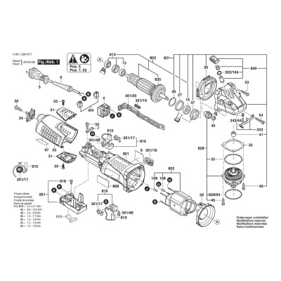 Bosch - GWS 13-50VS