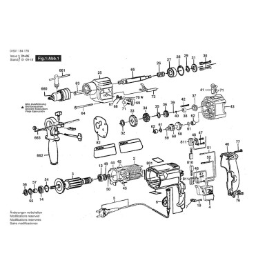 Bosch - GSB 20-2 S BRAS