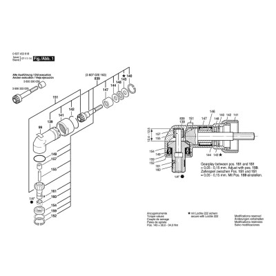Bosch - Angle head 1/4'' hex