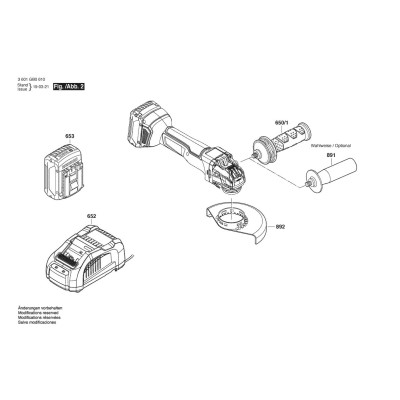Bosch - GWX18V-50PC