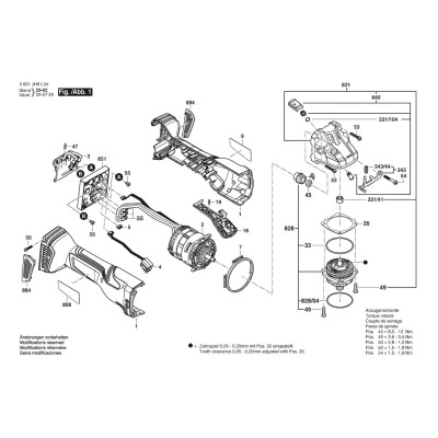 Bosch - GWS 18V-180 P