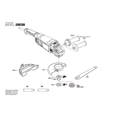 Bosch - GWS 2200