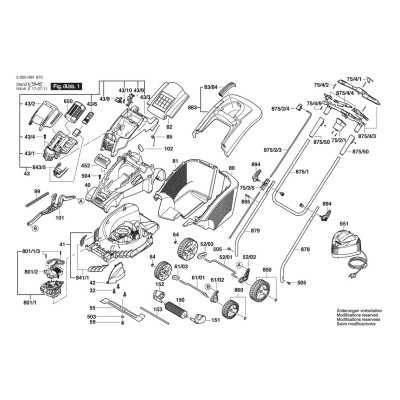 Bosch - ROTAK 43 Li