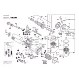 Bosch - GWS 10-125 BARE