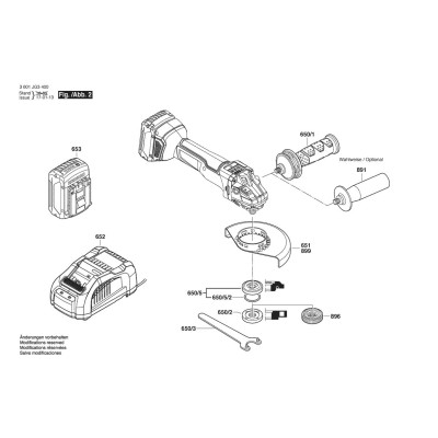 Bosch - GWS 18V-150 SC