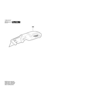 Bosch - Folding Knife