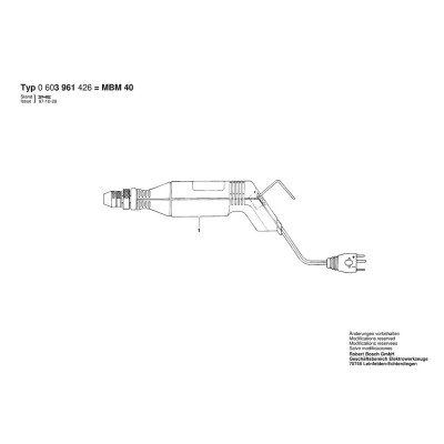 Bosch - MBM 830