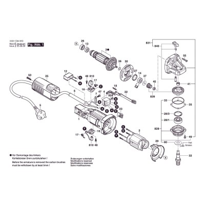 Bosch - GWS 750-115